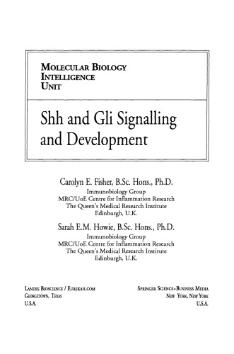 Shh and Gli Signalling and Development