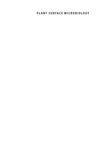 Plant Surface Microbiology