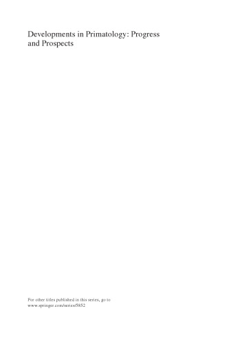 Primates of Gashaka: Socioecology and Conservation in Nigeria’s Biodiversity Hotspot