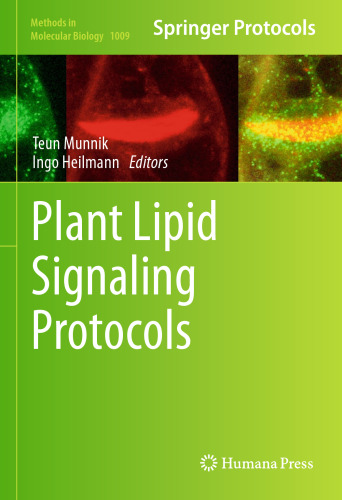 Plant Lipid Signaling Protocols