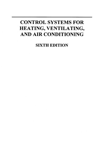 Control Systems for Heating, Ventilating, and Air Conditioning
