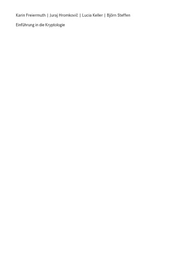 Einfuhrung in die Kryptologie: Lehrbuch fur Unterricht und Selbststudium