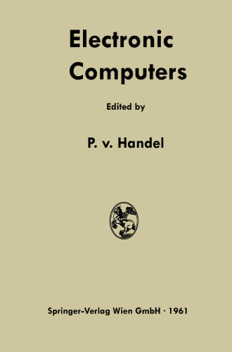 Electronic Computers: Fundamentals, Systems, and Applications