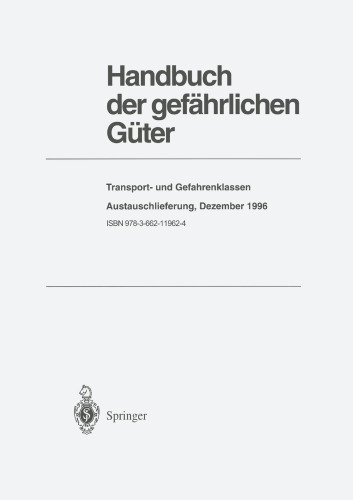 Transport- und Gefahrenklassen