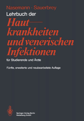 Lehrbuch der Hautkrankheiten und venerischen Infektionen fur Studierende und Arzte