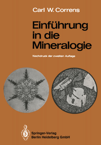 Einfuhrung in die Mineralogie: Kristallographie und Petrologie