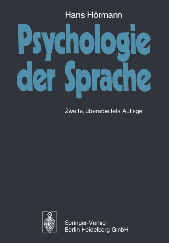 Psychologie der Sprache