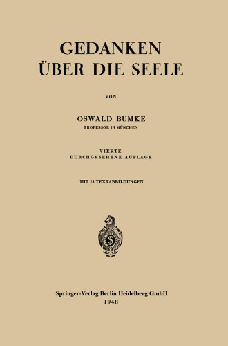Gedanken uber die Seele