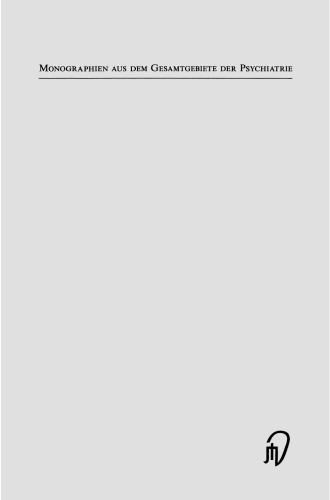 Familienbefunde bei zykloiden Psychosen und manisch-depressiver Erkrankung: Ein Beitrag zur Nosologie bipolarer phasischer Psychosen