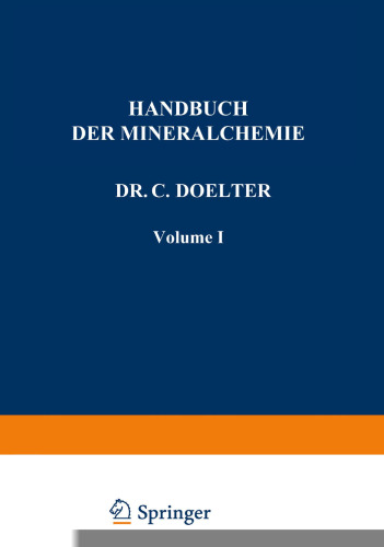 Handbuch der Mineralchemie: Band II Zweite Abteilung: Silicate dreiwertiger Metalle