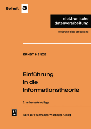 Einfuhrung in die Informationstheorie