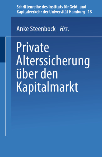 Private Alterssicherung uber den Kapitalmarkt