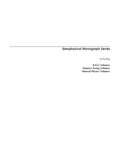 Back-Arc Spreading Systems: Geological, Biological, Chemical, and Physical Interactions