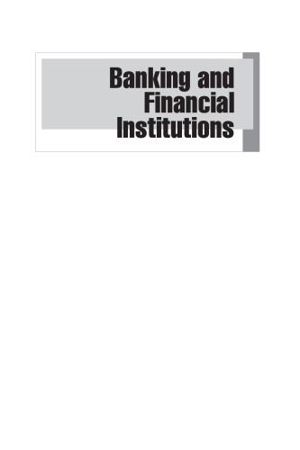Banking and Financial Institutions: A Guide for Directors, Investors, and Counterparties