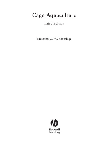 Cage Aquaculture, Third Edition