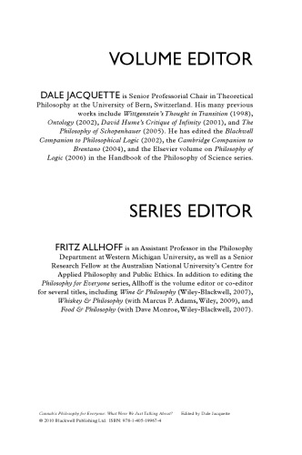 Cannabis - Philosophy for Everyone