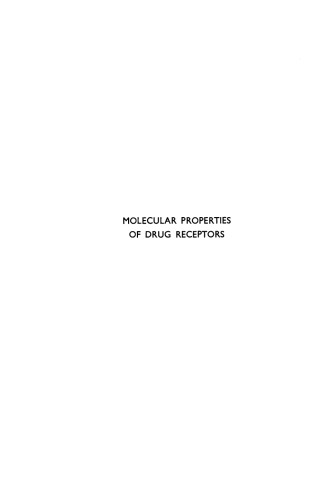 Ciba Foundation Symposium - Molecular Properties of Drug Receptors