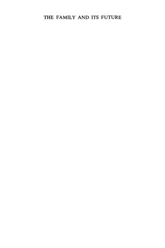 Ciba Foundation Symposium - The Family and Its Future