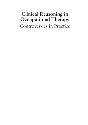 Clinical Reasoning in Occupational Therapy