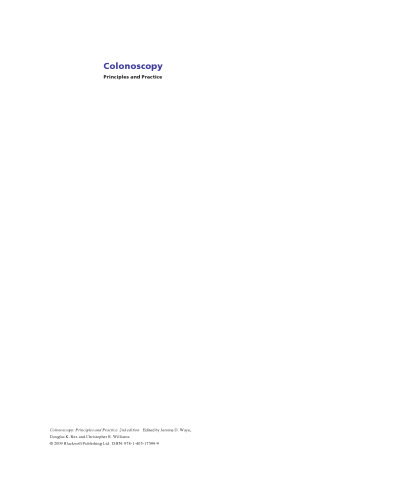 Colonoscopy: Principles and Practice, Second Edition
