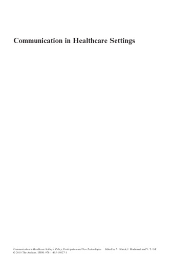 Communication in Healthcare Settings