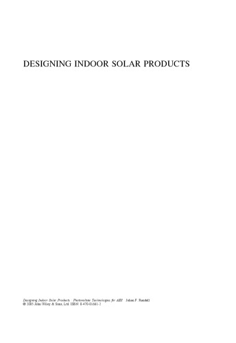 Designing Indoor Solar Products: Photovoltaic Technologies for AES