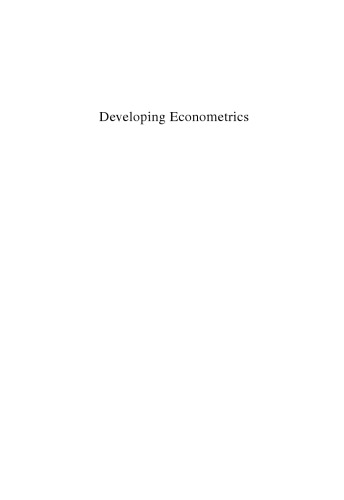 Developing Econometrics
