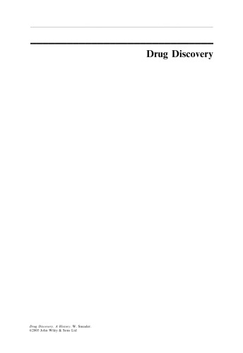 Drug Discovery: A History