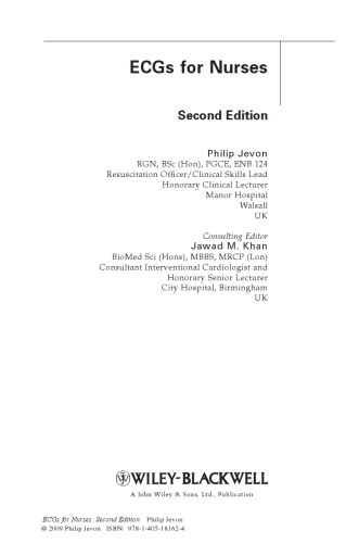 ECGs for Nurses, Second Edition