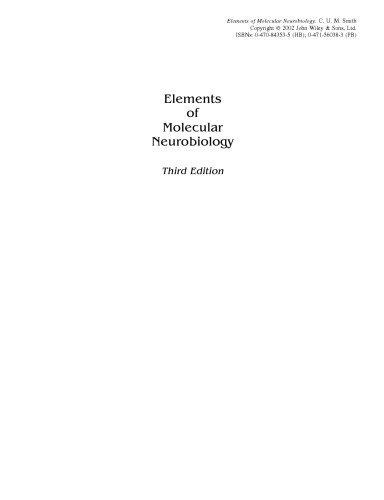 Elements of Molecular Neurobiology, Third Edition