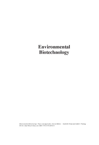 Environmental Biotechnology: Theory and Application, Second Edition
