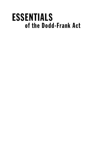 Essentials of the Dodd-Frank Act