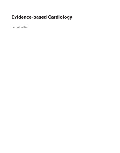 Evidence-based Cardiology, Second Edition