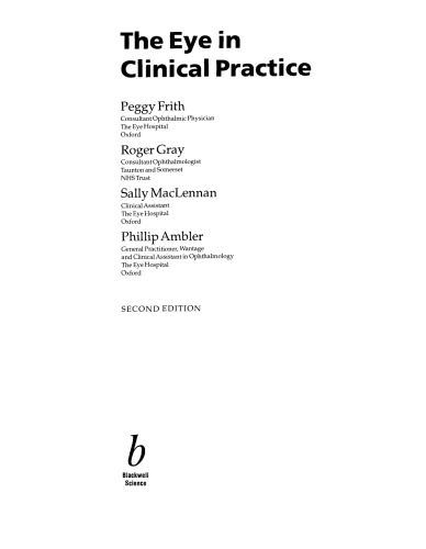 The Eye in Clinical Practice, Second Edition