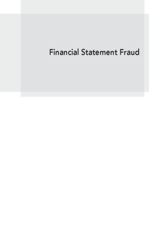 Financial Statement Fraud: Strategies for Detection and Investigation
