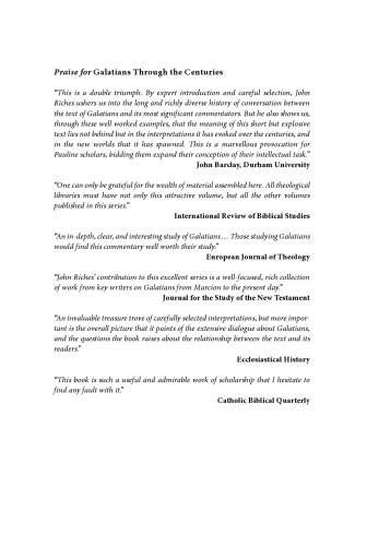 Galatians Through the Centuries