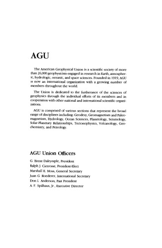 Geophysics News 1990