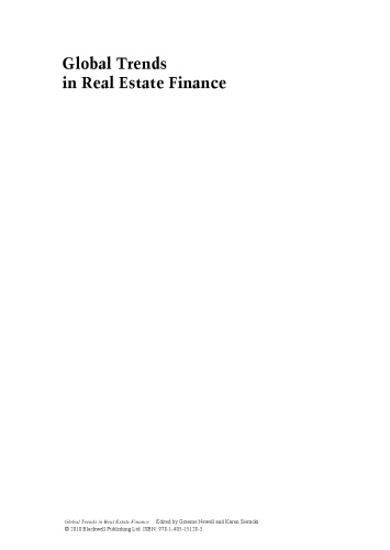 Global Trends in Real Estate Finance