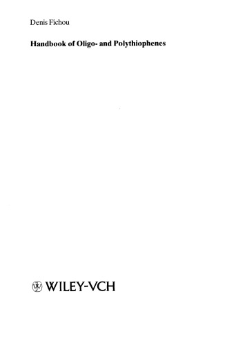 Handbook of Oligo- and Polythiophenes