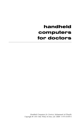 Handheld Computers for Doctors