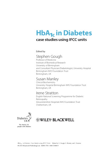 HbA in Diabetes: Case Studies using IFCC Units