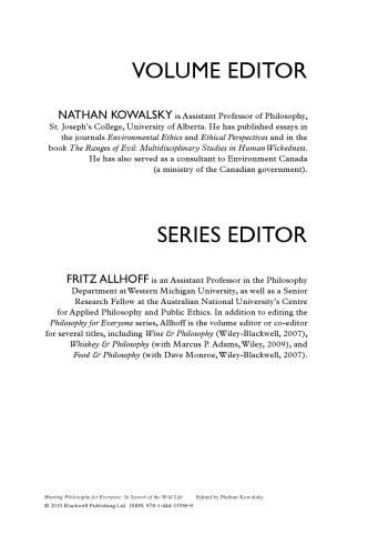 Hunting Philosophy for Everyone: In Search of the Wild Life