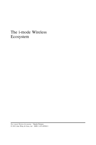 The i-mode Wireless Ecosystem