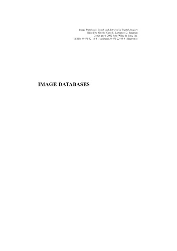 Image databases: search and retrieval of digital imagery