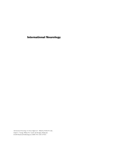 International Neurology: A Clinical Approach