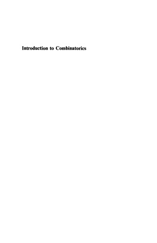 Introduction to Combinatorics