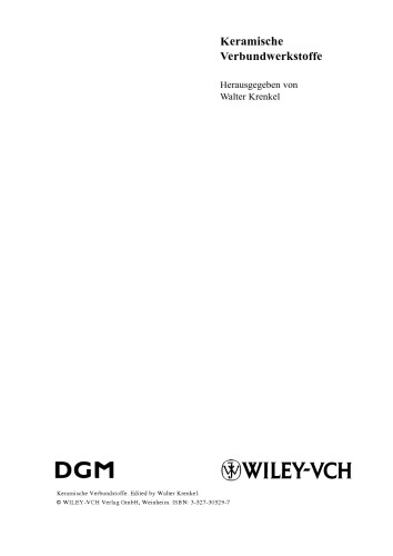 Keramische Verbundwerkstoffe