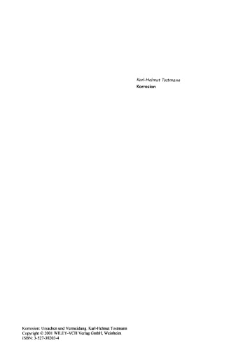 Korrosion: Ursachen und Vermeidung