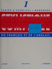 Stylistique Comparee: Cahier D'exercices - Workbook (Du Francais Et De L'anglais, 1)