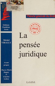 La pensée juridique
